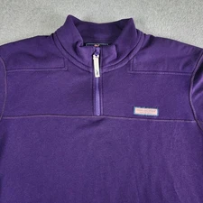 Vineyard Vines 1/4 Zip Sweater Adult L Purple Martha's Vineyard Pullover 1K2113