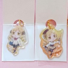 Madoka Magica Tomoe Mami Soft Keychain Magical Girl Uniform Set 2pc