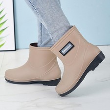 Rain Boots Waterproof Reusable Nonslip Rainboots for Camping Outdoor Ladies
