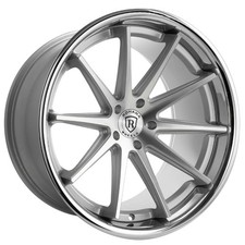 Rohana Wheels Rfc10 19x8.519x10.5 Machine Silver With Chrome Lip 4pcs B2 Rohana Wheels Rfc10 19x8.519x10.5 Machine Silver With Chrome Lip 4pcs B2