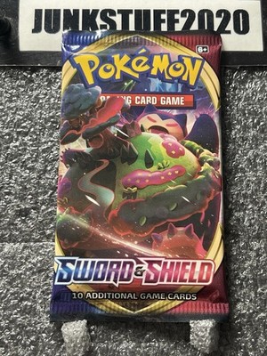 Pokemon Sword and Shield Base Booster Pack TCG 2020 Factory Sealed  Unweighed | eBay