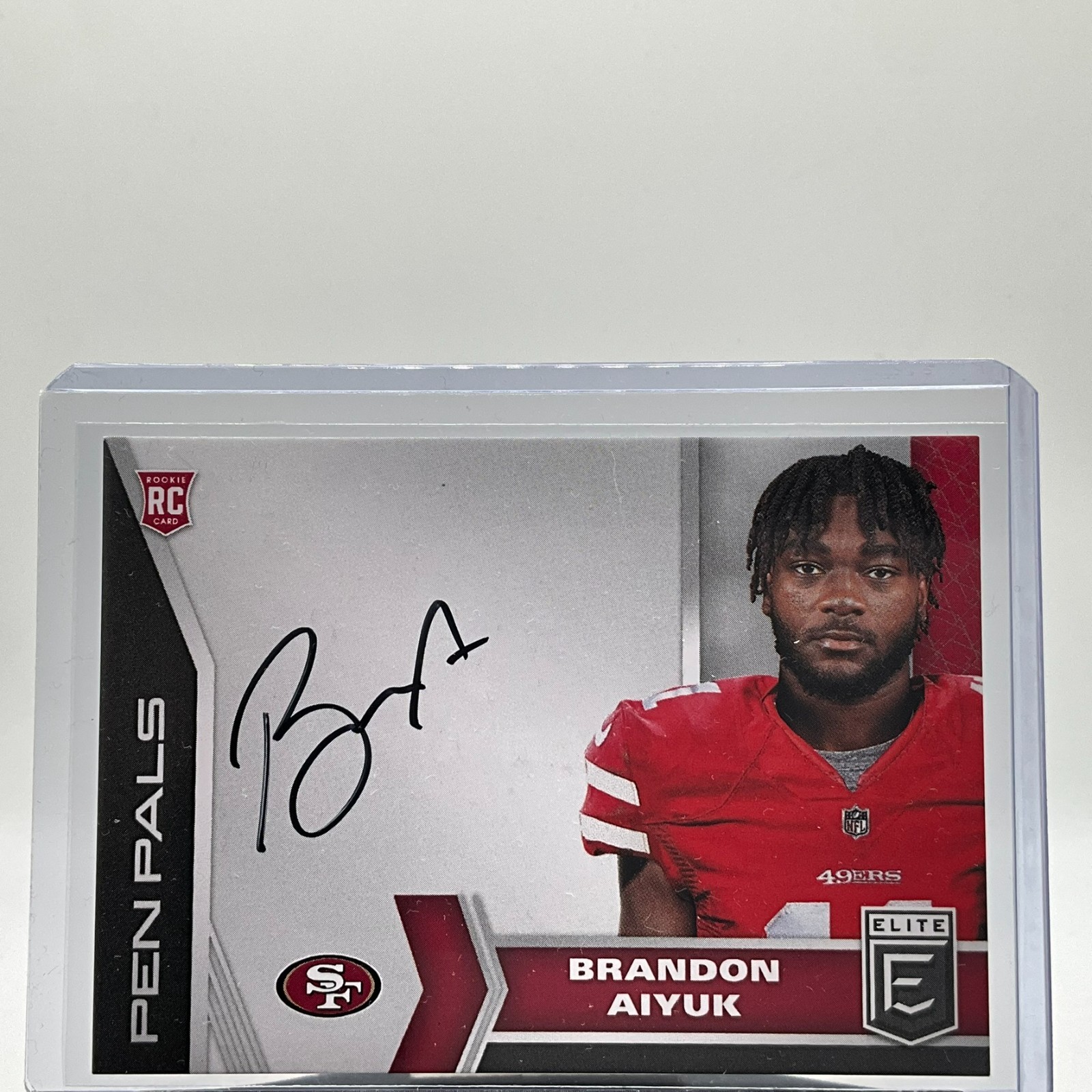 2020 Panini Donruss Elite Brandon Aiyuk Pen Pals Auto #PP11 49ers RC Rookie