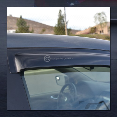 Para Silverado/Sierra 2007-2013 cabina extendida protector parasol/lluvia parasol viseras de ventana 4 piezas - Imagen 6 de 7