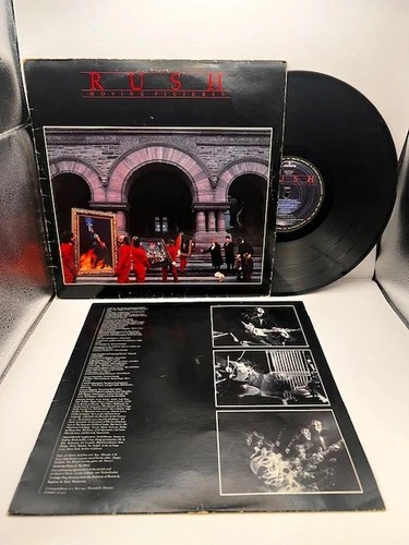 Rush Moving Pictures 1981 1st US Press W/OG White Font Inner Vinyl VG- RL