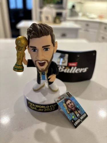 ZURU Ballers Lionel Messi FIFA World Cup Soccer Figure 2022 Trophy  - RARE