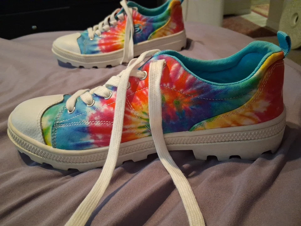 Skechers Roadies Berkeley Blocks Arco Iris Tie Dye Zapatos Tenis Para Mujer Talla 10 Foto 4 de 4