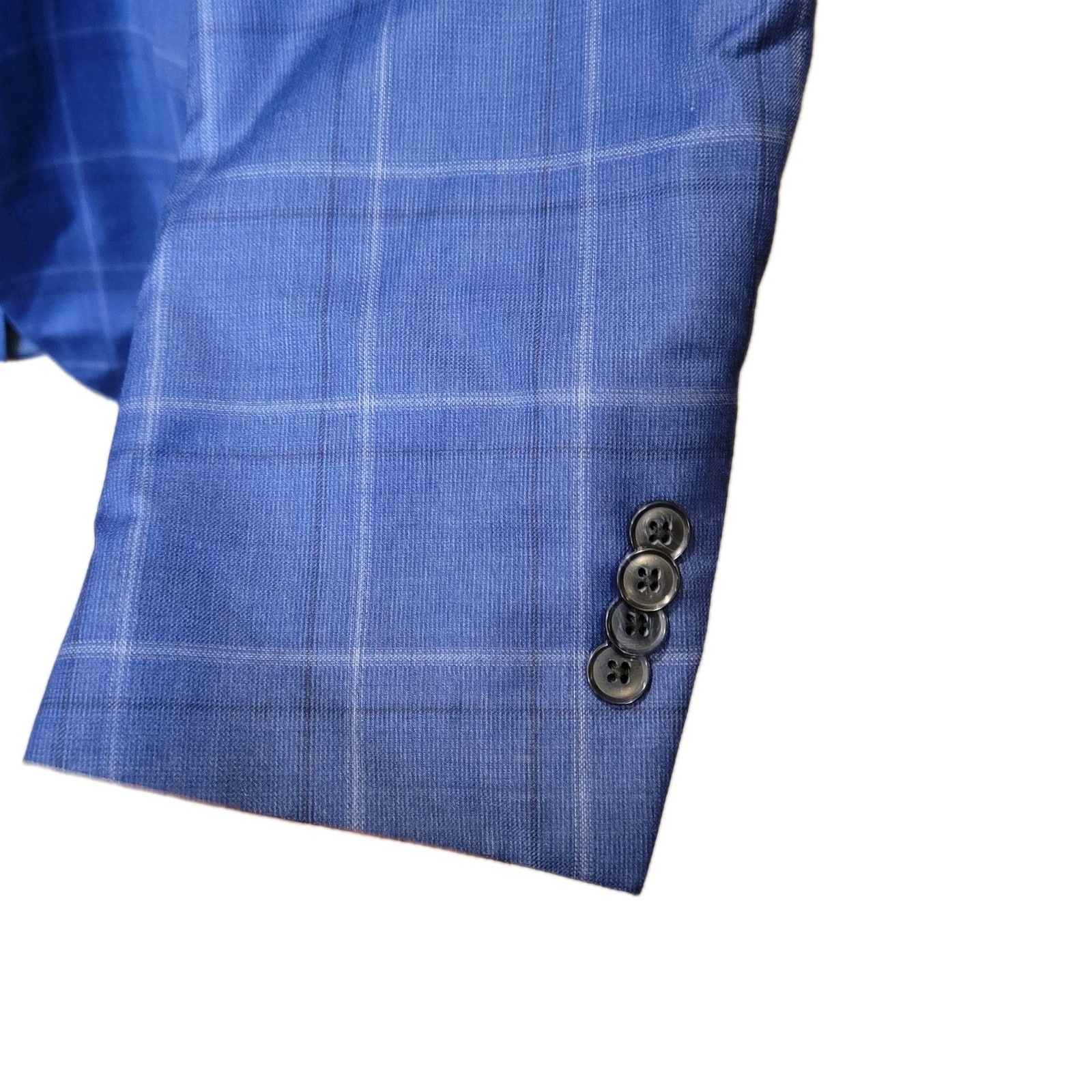 Peter Millar Wool Windowpane Plaid Two Button Dou… - image 6