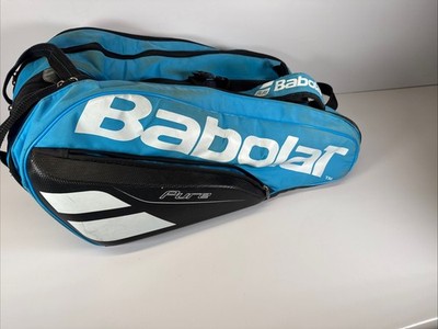 Babolat Pure Tennis Racquet Bag Blue Black 12R Team Gear Bag   Read Wear