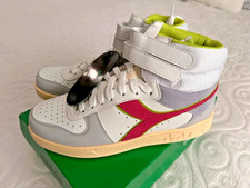 Nuevas Tenis Diadora Magic Basket Hi Top De Colección - Clásicas Para Mujer Talla 10