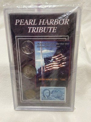 Pearl Harbor Tribute Coin And Stamp Shellcase