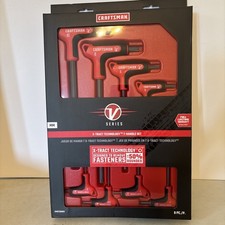 Craftsman V-series X-tract 8 Piece Metric T-handle Hex Key Allen Set Cmht26161v Craftsman V-series X-tract 8 Piece Metric T-handle Hex Key Allen Set Cmht26161v