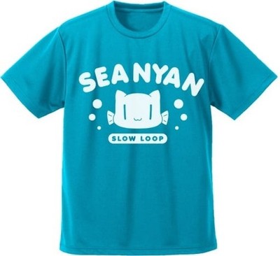 Slow Loop Seenyaan Dry T-Shirt Turquoise Blue Size M
