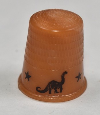 Vintage 1950s Sinclair Oil Gas Service Station Dino Advertising Thimble