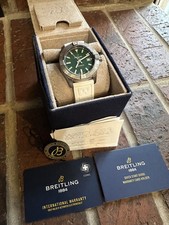 Breitling Avenger Green Dial 42mm Mens Watch ...