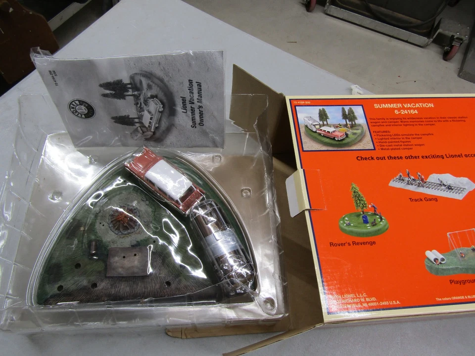New Lionel 6-24164 Summer Vacation Animated Camping Scene "o" - Image 3 of 4