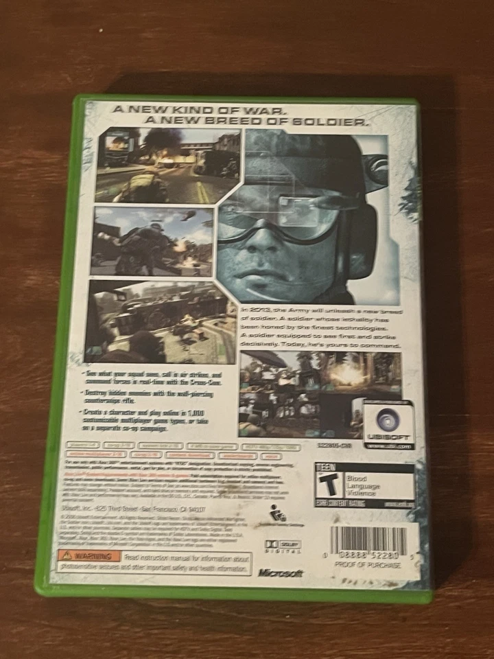 Tom Clancy’s Ghost Recon: Advanced Warfighter Xbox 360 (2006) CIB - Tested - Image 2 of 4