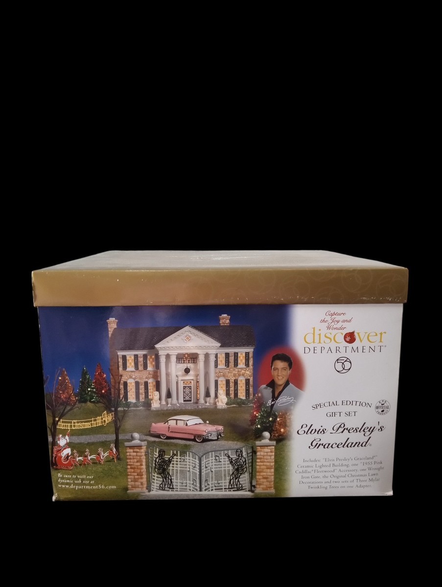 Department 56 Elvis Presley's Graceland Special Edition Gift Set