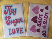 St Valentine's Day Window Clings. Lot Of 2