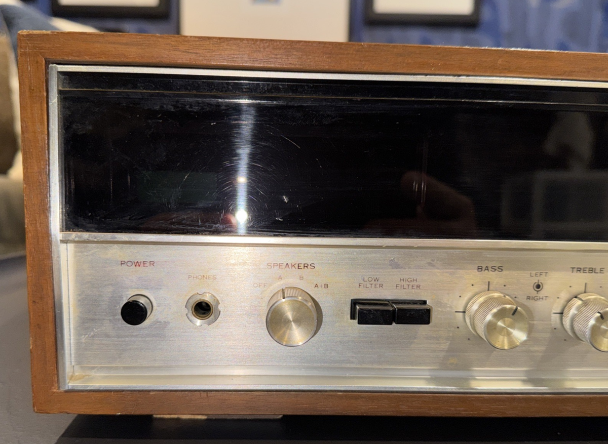 Ampli Tuner Vintage Sansui 2000A – 1970 – état Solide – Pour Pièces
