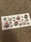 Lot of 8 Christmas Dogs & Paw Print DTF transfers — photo 4