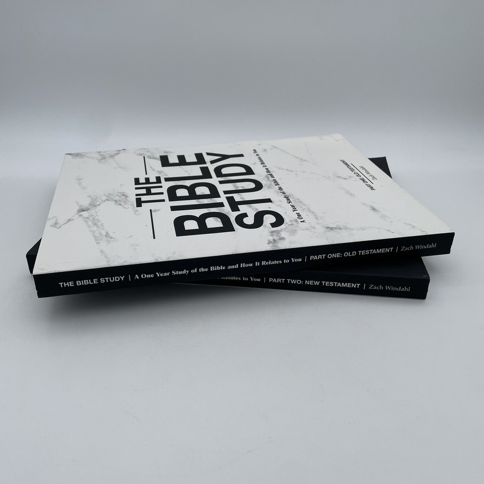 The Bible Study Parts 1 and 2 Books Old and New Testament by Zach Windahl eBay