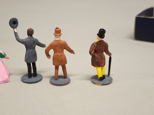 Vintage Mini Box Micro Miniatur Old Fashioned Folk Set Figur Puppen - Bild 8 von 11