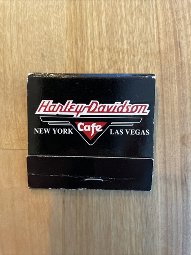 Harley Davidson Cafe Motocicletta inutilizzata Matchbook New York Las Vegas - Foto 1 di 4