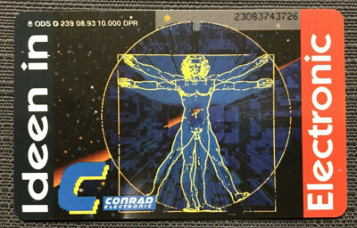 O 239 08.93 6 DM Conrad Electronic Call Conrad nur 10000 Ex. Neu***Mint***