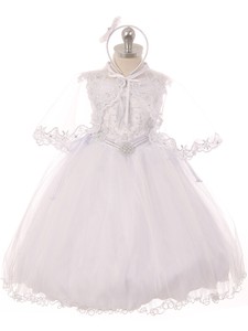 virgin mary baptism dress