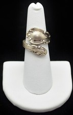 Sterling Silver Cool Twisting Snake Like Ring SZ 6.25 FMZ189
