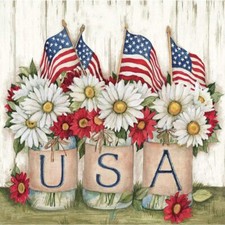 DIY 5D Diamond Painting by Numbers Kits for Adults,16"X16" USA Letter National