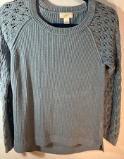 Ann Taylor LOFT Sky Blue Knit Sweater, szM