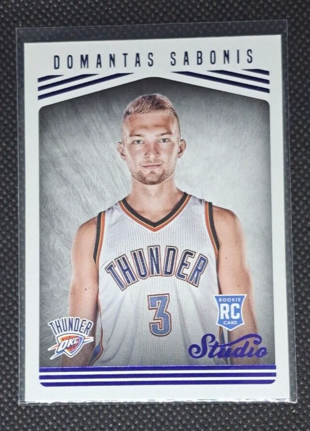Domantas Sabonis trading card