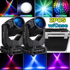 2X 280W 10R Beam Moving Head Light Prism RGBW LED Stage Spot Lighting Party Case
