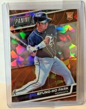 Byung-Ho Park 2016 Panini National Convention VIP Orange Ice Prizm RC #'d 24/25