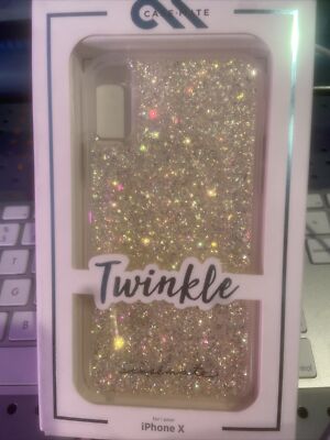 NEW - iPhone Case Case-Mate Twinkle Case for iPhone X - FREE SHIPPING