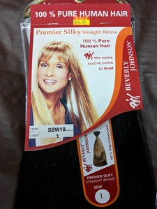 Beverly Johnson Premium Silky Straight Weaving 100 Human Hair 18