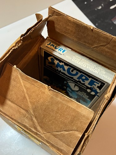 Original 1982 cardboard store shipping box for 6 Colecovision games in boxes - Picture 9 of 9