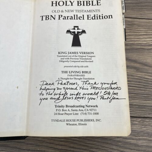 Holy Bible TBN Parallel Edition KJV & The Living Bible TBN Special Edition - Picture 4 of 7
