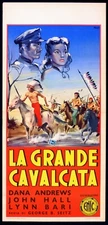 LA GRANDE CAVALCATA Kit Carson SEITZ LOCANDINA ORIGINALE POSTER WESTERN 1953 2a