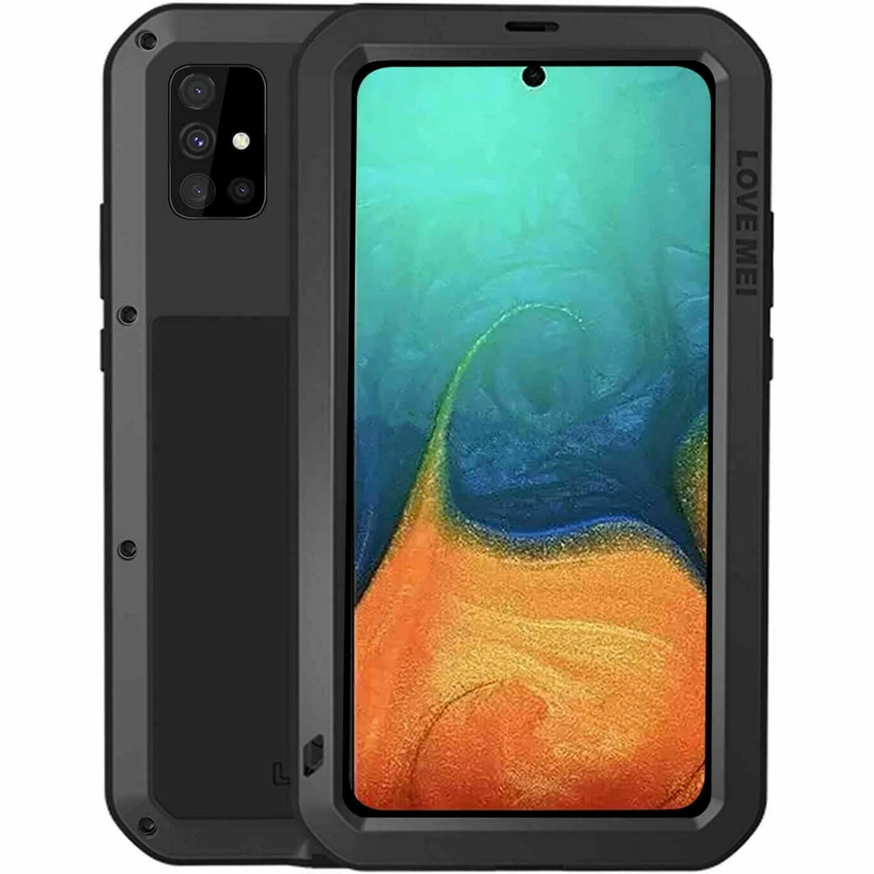 Funda de metal impermeable/contra el polvo/golpes y el polvo Gorilla Glass de LOVEMEI para Samsung Foto 4 de 4