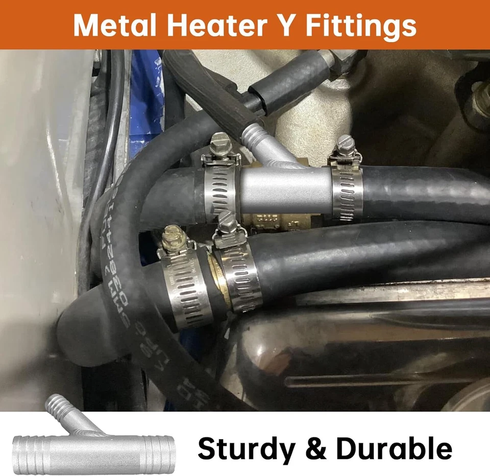 1 Juego Calentador CAB de 1" a 5/8 Montaje en Y Compatible para UTV SXS RZR CAN AM Polaris Foto 2 de 4