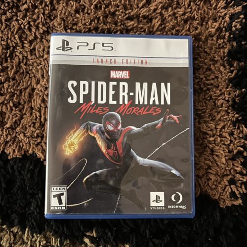 Marvel Spider-Man Miles Morales Launch Edition Sony PlayStation 5 CODE REDEEMED