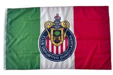 Chivas de Guadalajar Mexico Futbol Soccer New Flag Jersey Style 3’x5’ Bandera