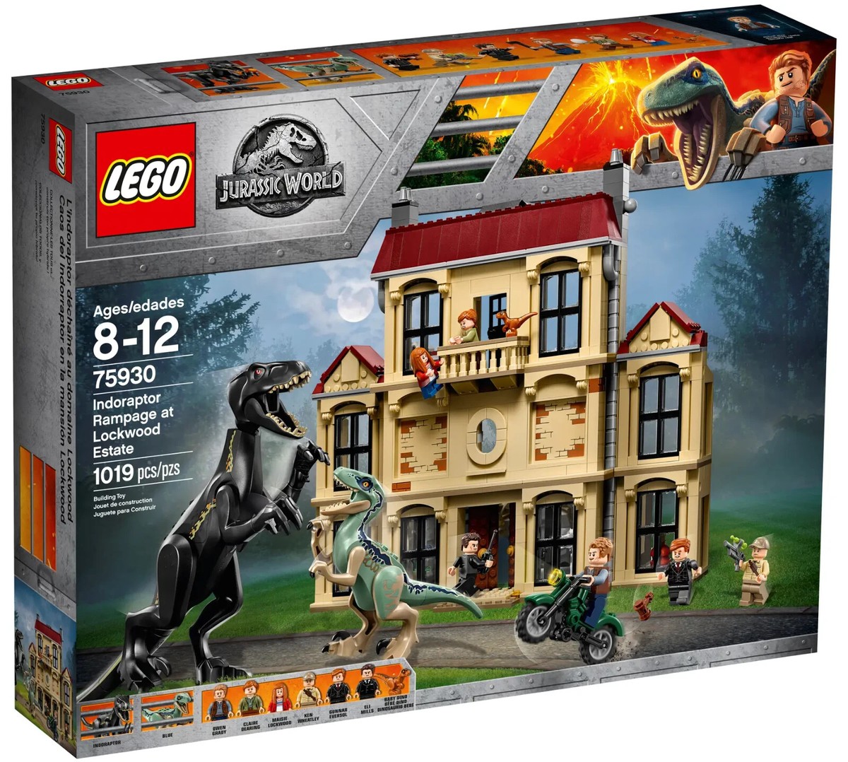 LEGO Jurassic World 75930 Indoraptor Rampage at Lockwood Estate