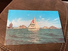 Postcard Capt. Starn's Restaurant and Boat Center Inlet Atlantic City New Jersey