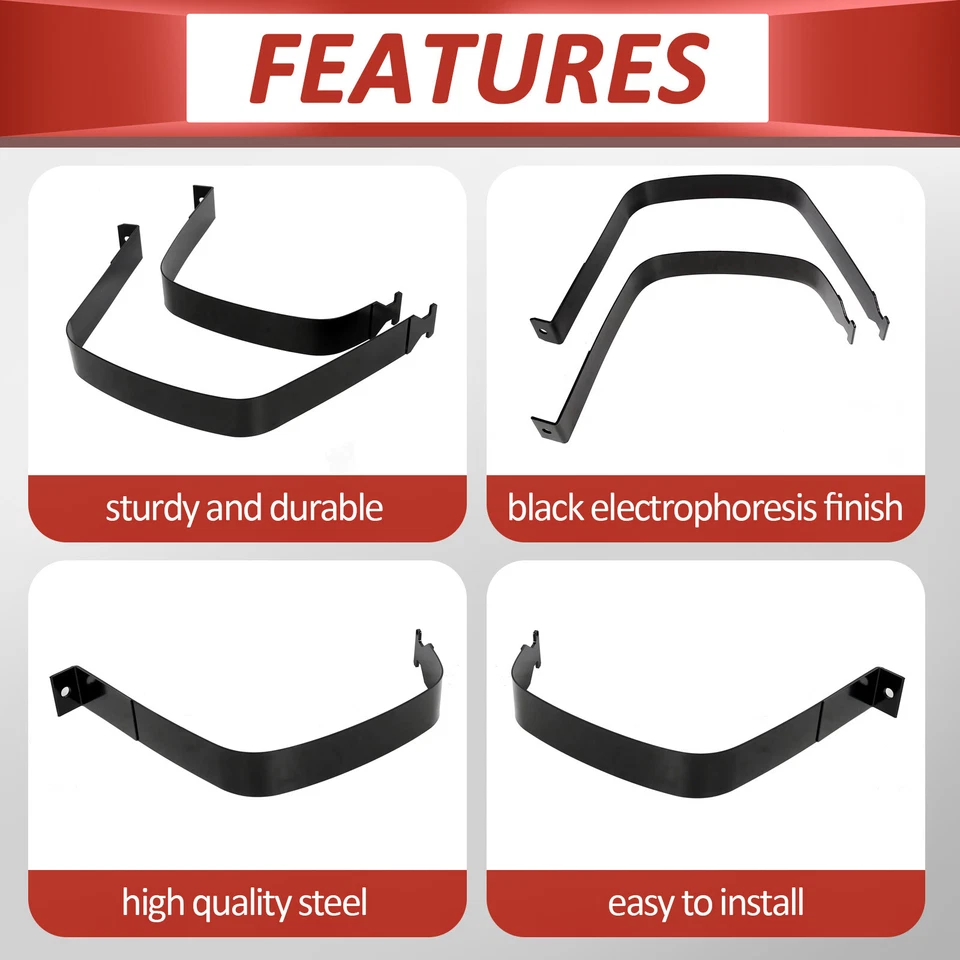 Correas de tanque de gasolina de 26 o 35 galones para camioneta Dodge Ram 1500 2500 3500 94-2002 Foto 2 de 4