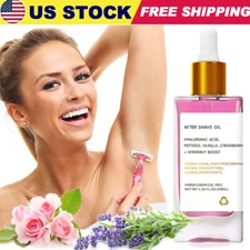 New   Beauty Strawberry Vanilla After Shave Oil for Smooth Skin Post Shave