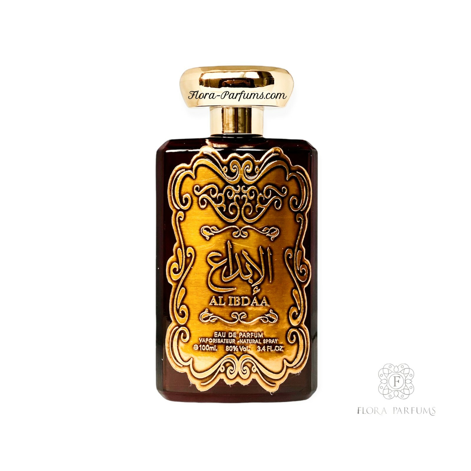 AL IBDAA GOLD Lattafa 100ml : l'élégance d'un flacon dore de haute parfumerie