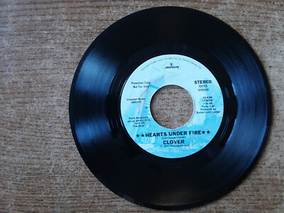 PROMO 1977 MINT-EXC Clover   ? Hearts Under Fire DJ 538 45
